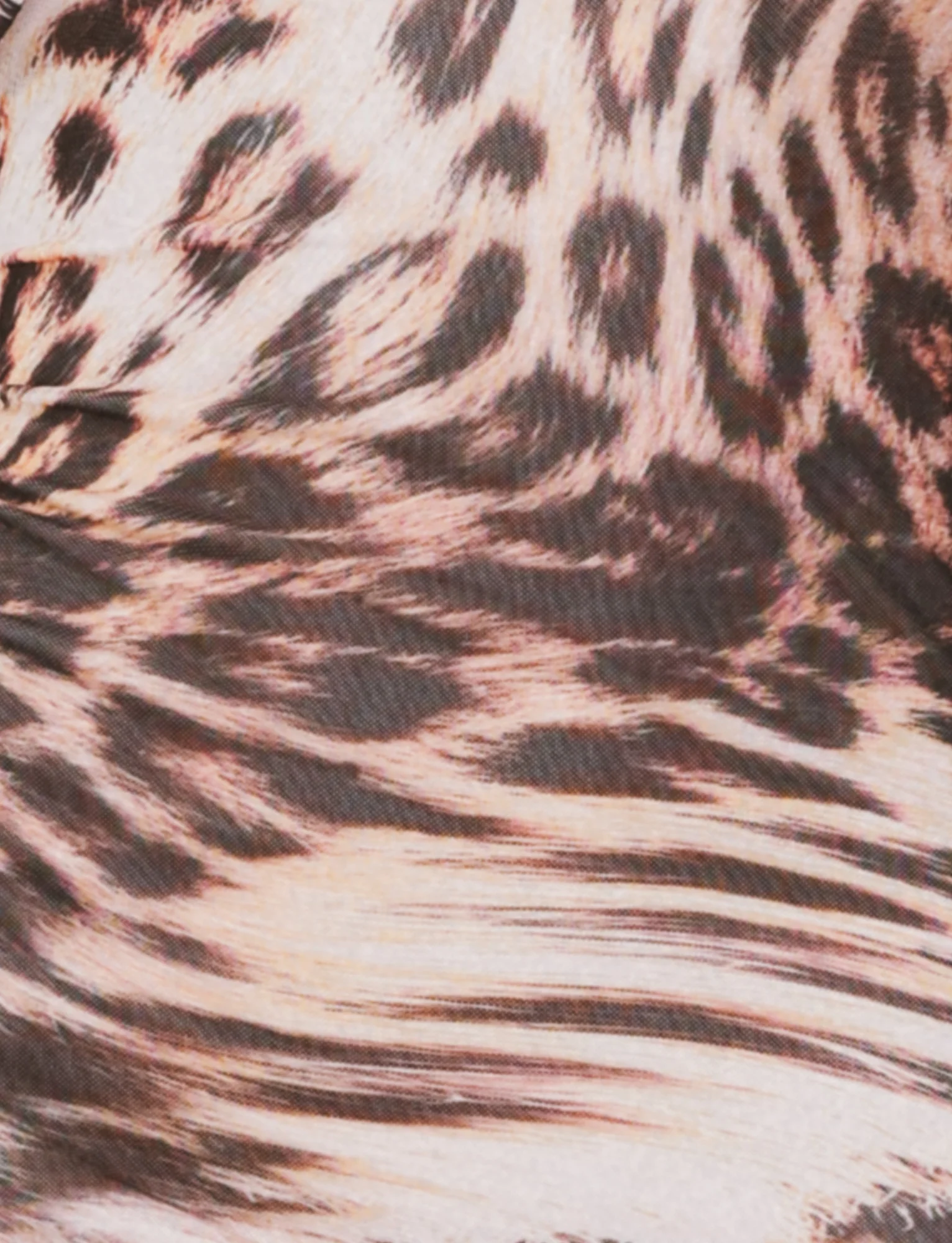 ALLIRA MESH MINI DRESS 2.0 - NEUTRAL : LEOPARD : LEOPARD HAZE - Image 7