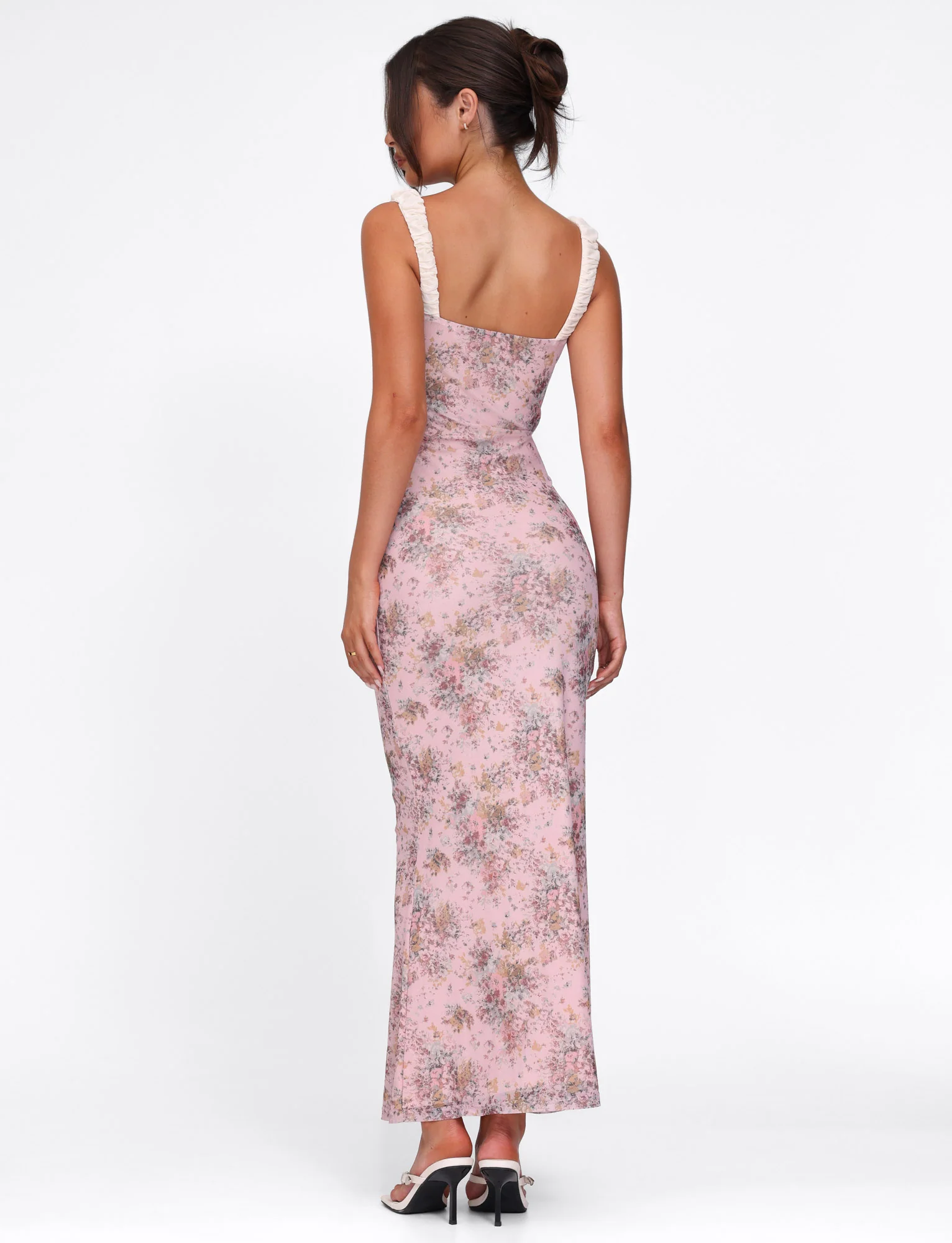 AMARAN DRESS - PINK : CAMO FLORAL - Image 5