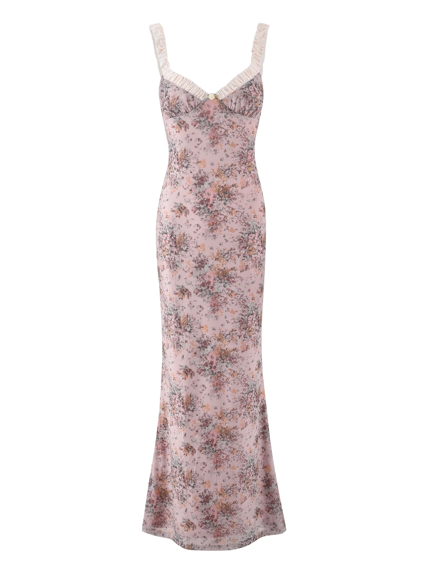 AMARAN DRESS - PINK : CAMO FLORAL - Image 6