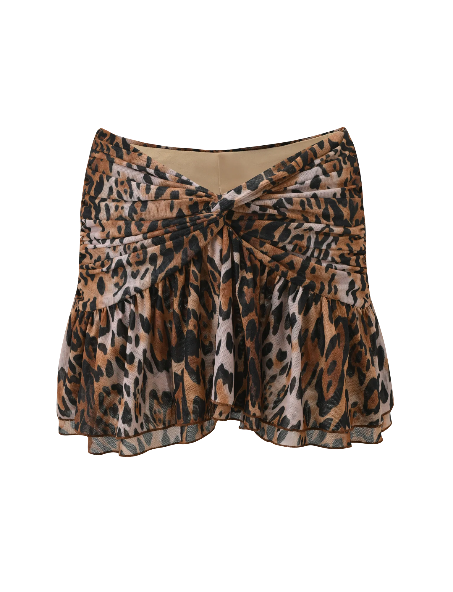 AZALEA TWIST MINI SKIRT - LEOPARD - Image 6