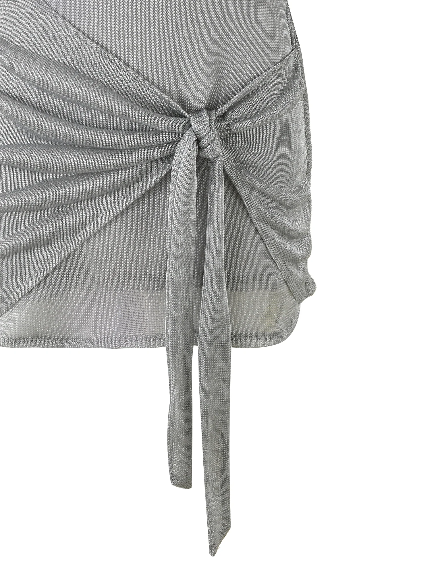 AZELMA DRESS - SILVER : SILVER - Image 10