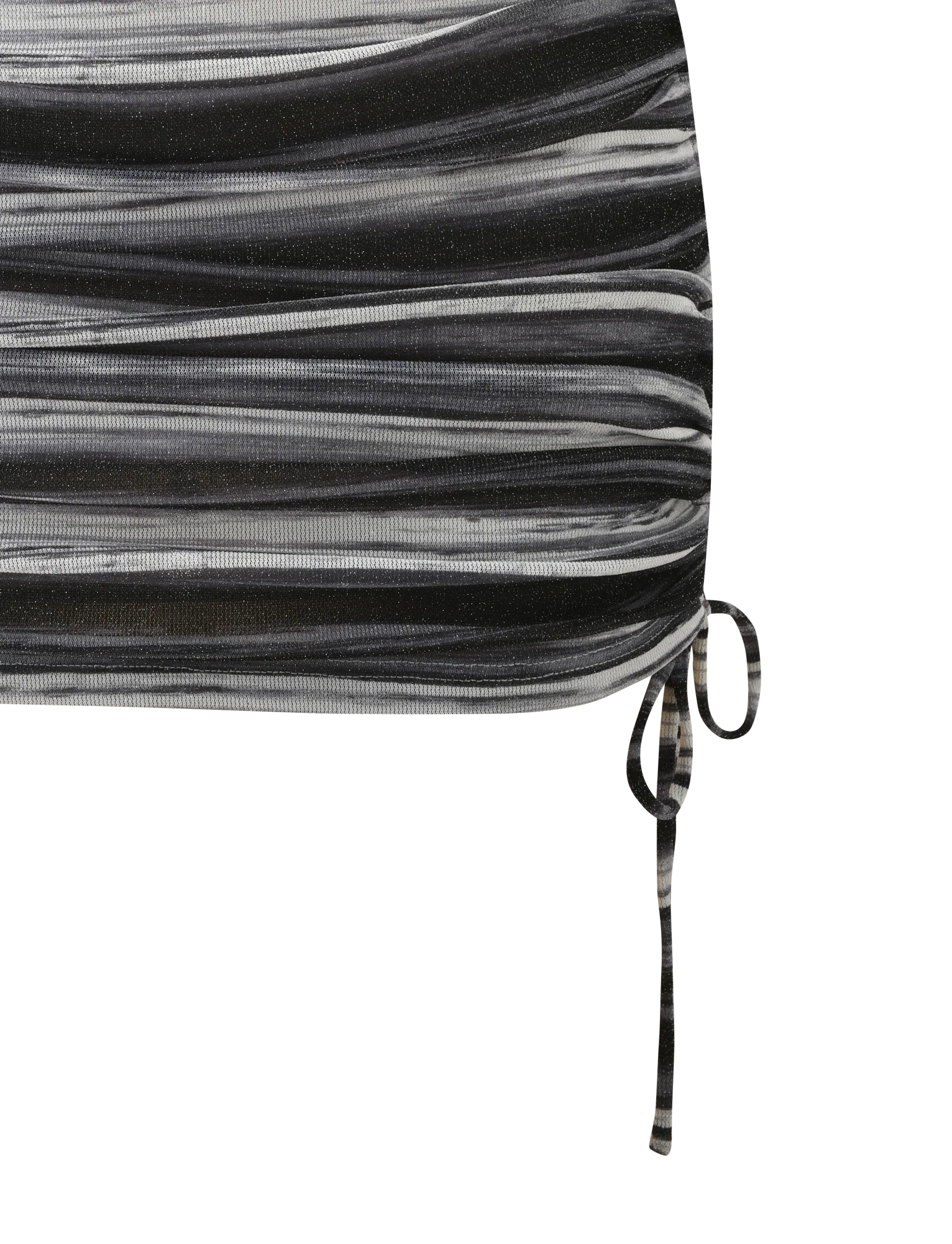 BRAELYN MINI SKIRT - GREY STRIPE - Image 10