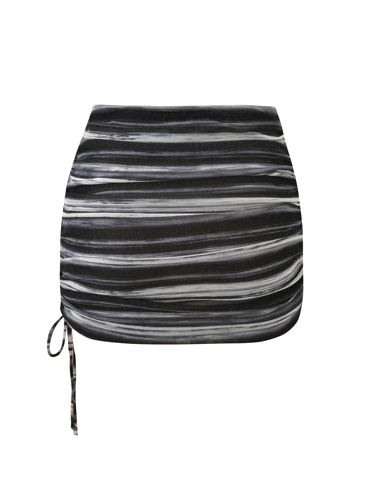 BRAELYN MINI SKIRT - GREY STRIPE - Image 9