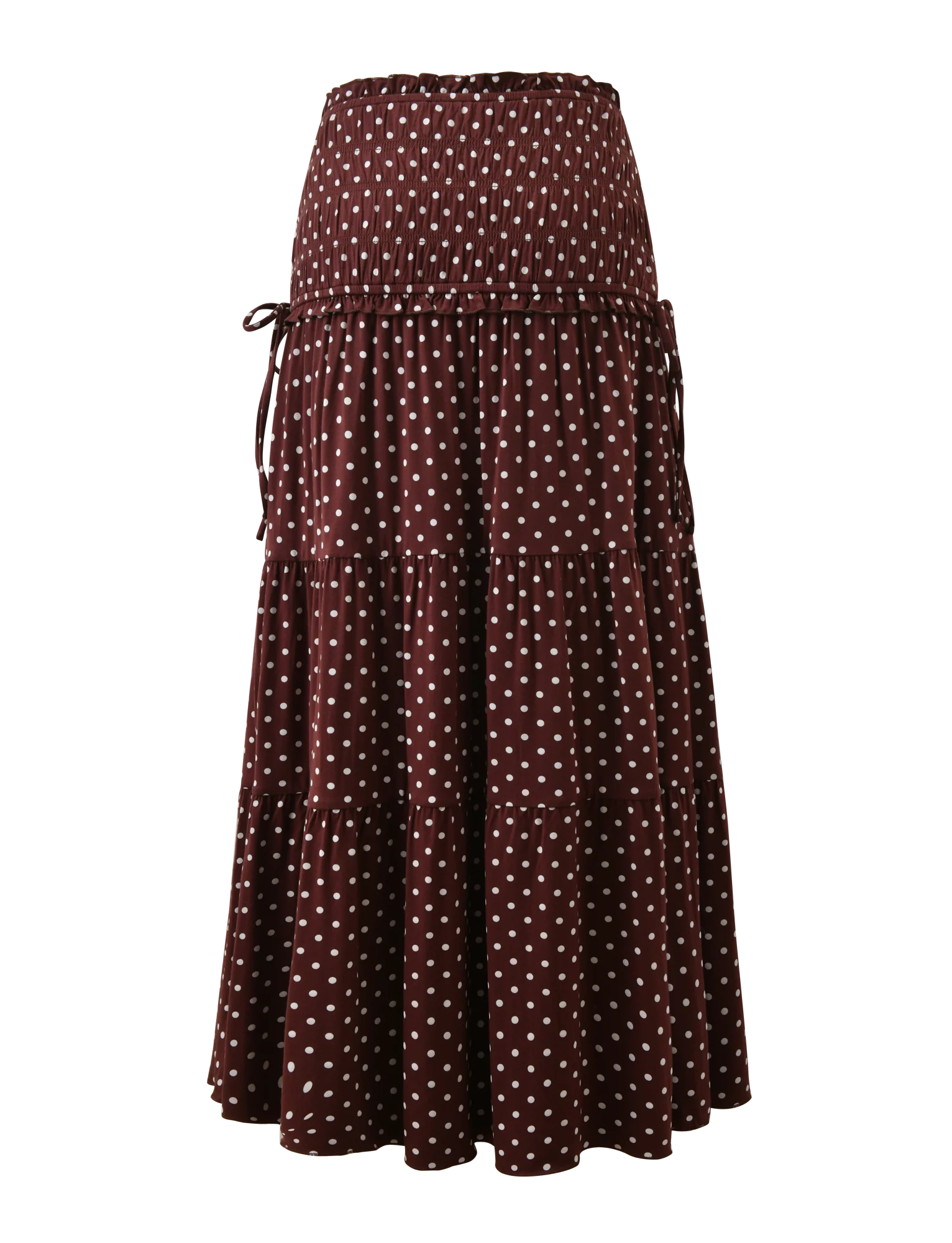 DENALI MAXI SKIRT - BROWN  DOT - Image 10