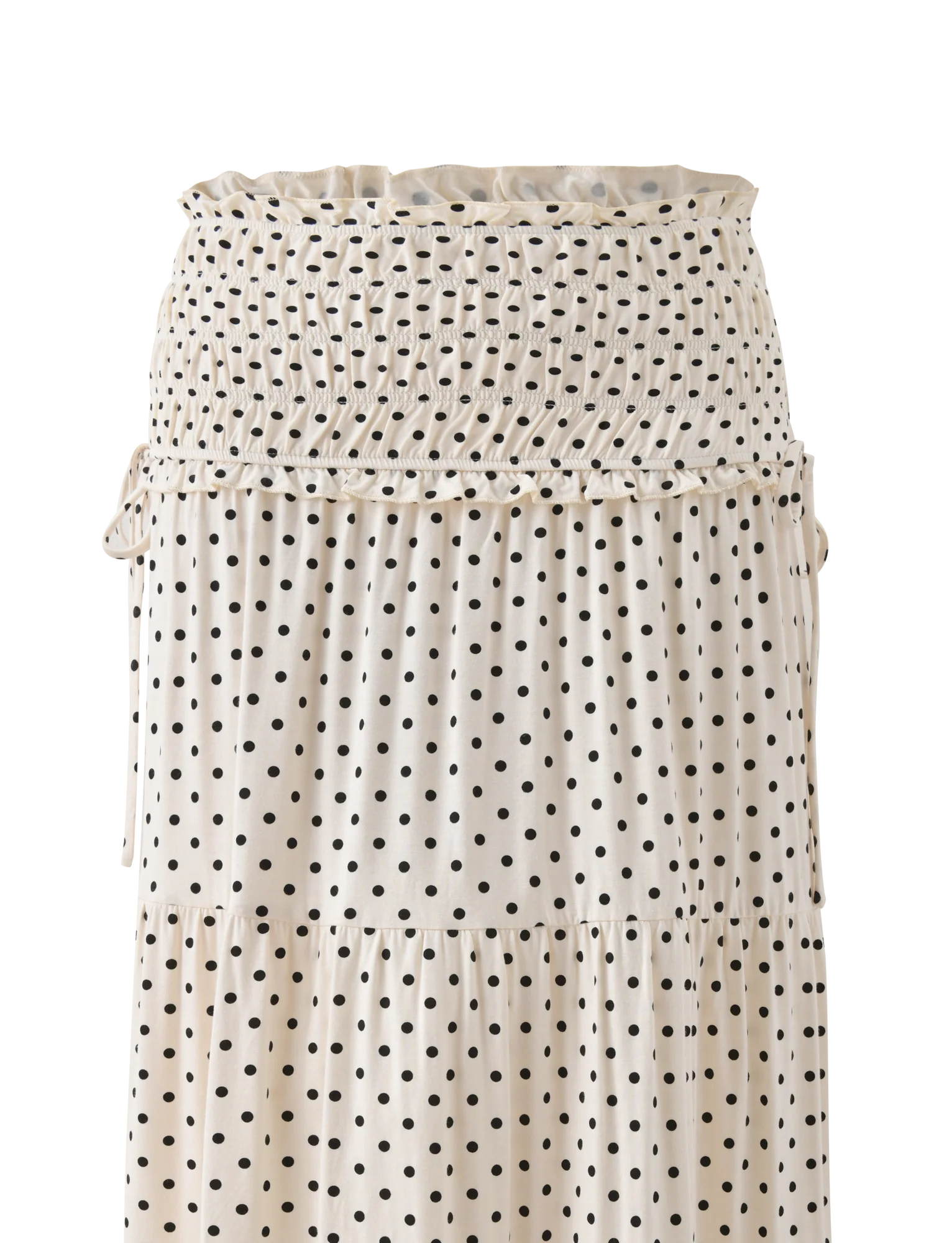 DENALI MAXI SKIRT - CREAM DOT - Image 10