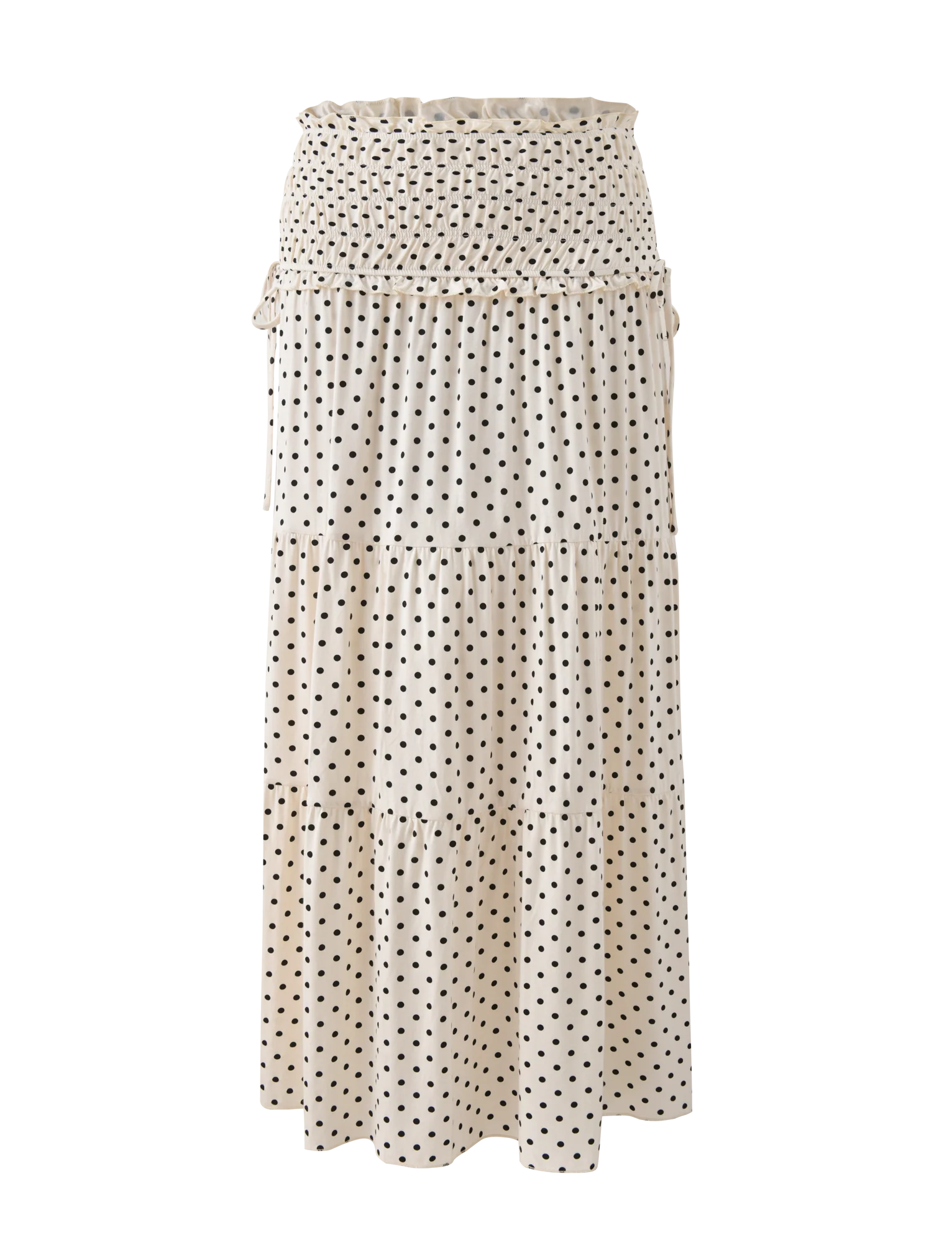 DENALI MAXI SKIRT - CREAM DOT - Image 8