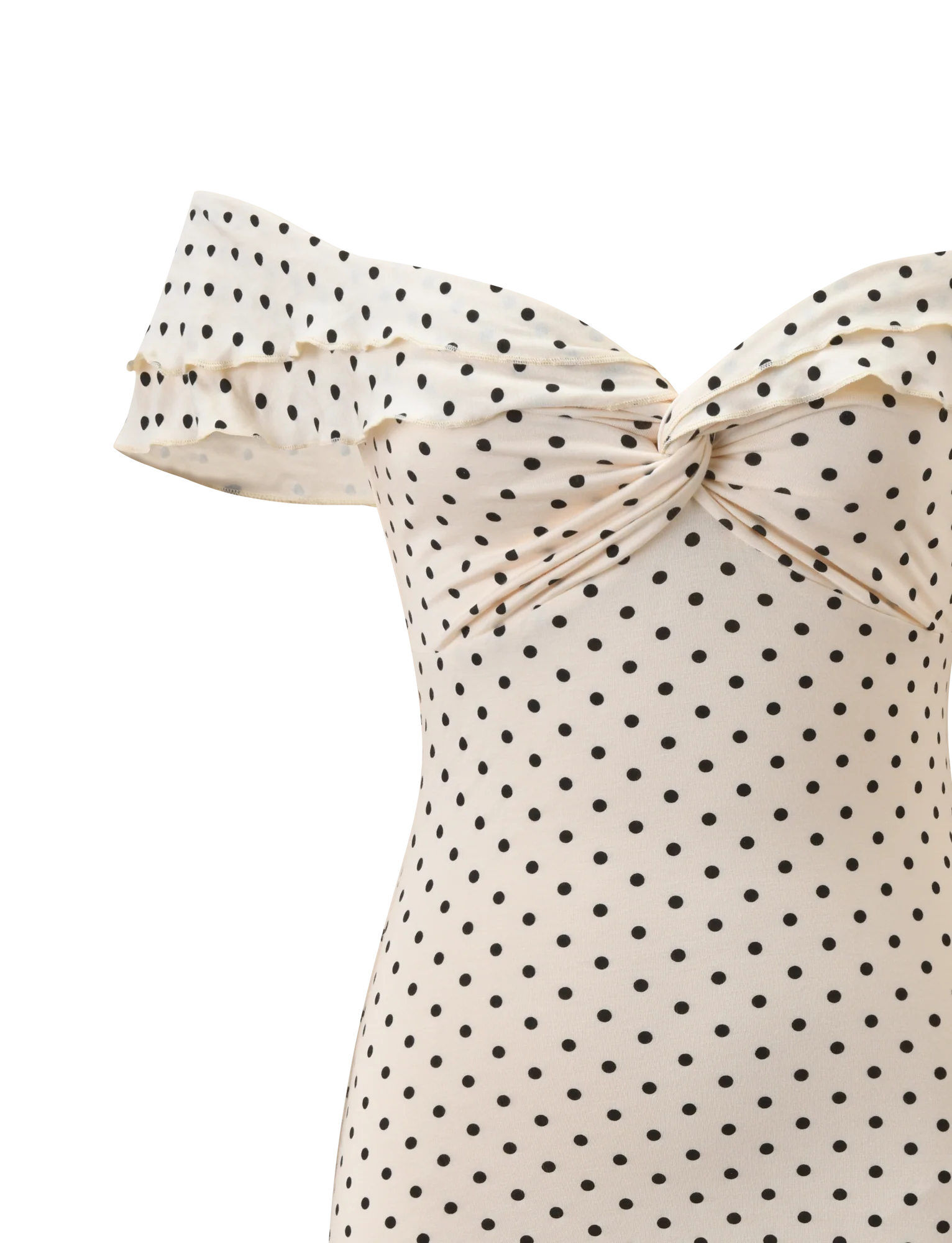 DENALI MINI DRESS - CREAM DOT - Image 10