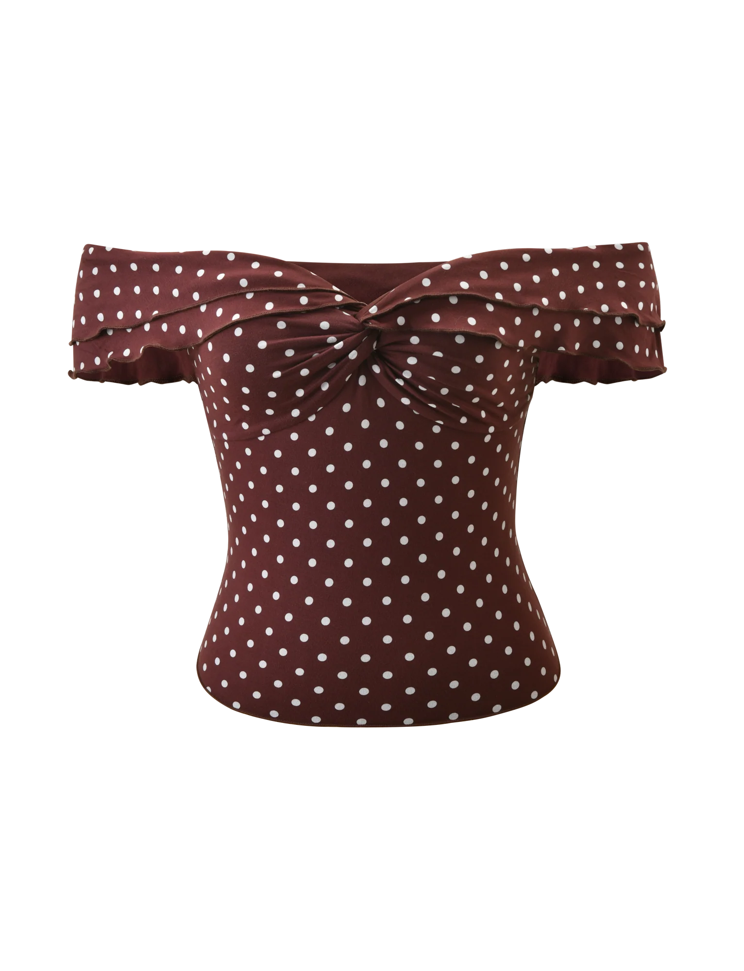 DENALI TOP - BROWN  DOT - Image 6