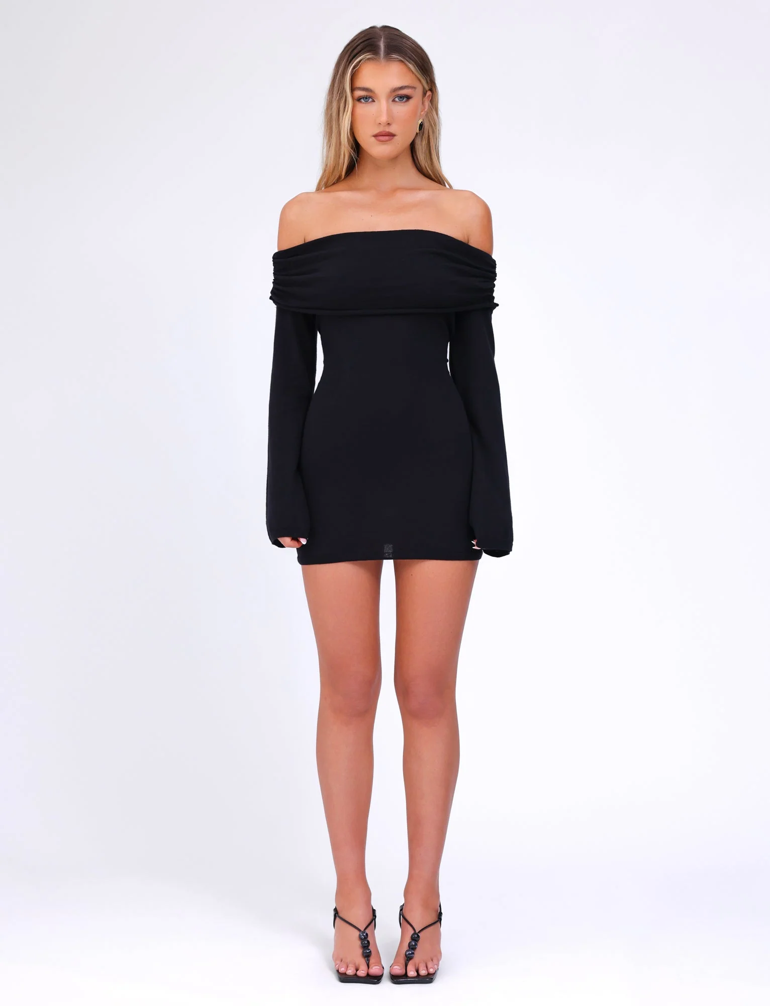 DIEDRE JUMPER DRESS - BLACK - Image 5