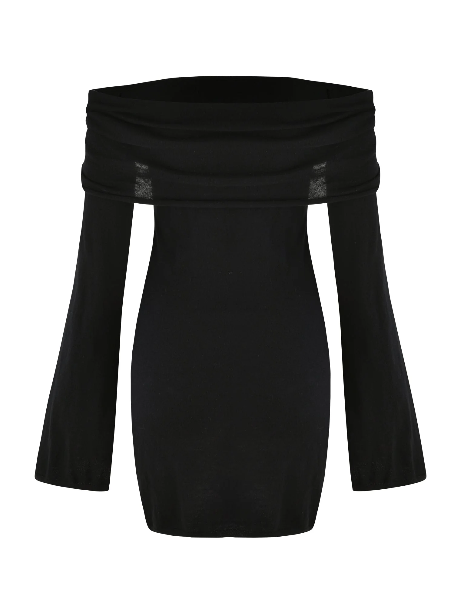 DIEDRE JUMPER DRESS - BLACK - Image 8