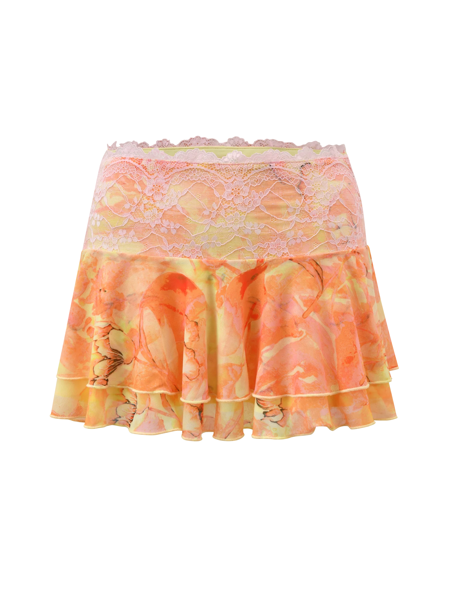 DUNE MESH SKIRT - CREAMSICLE - Image 7