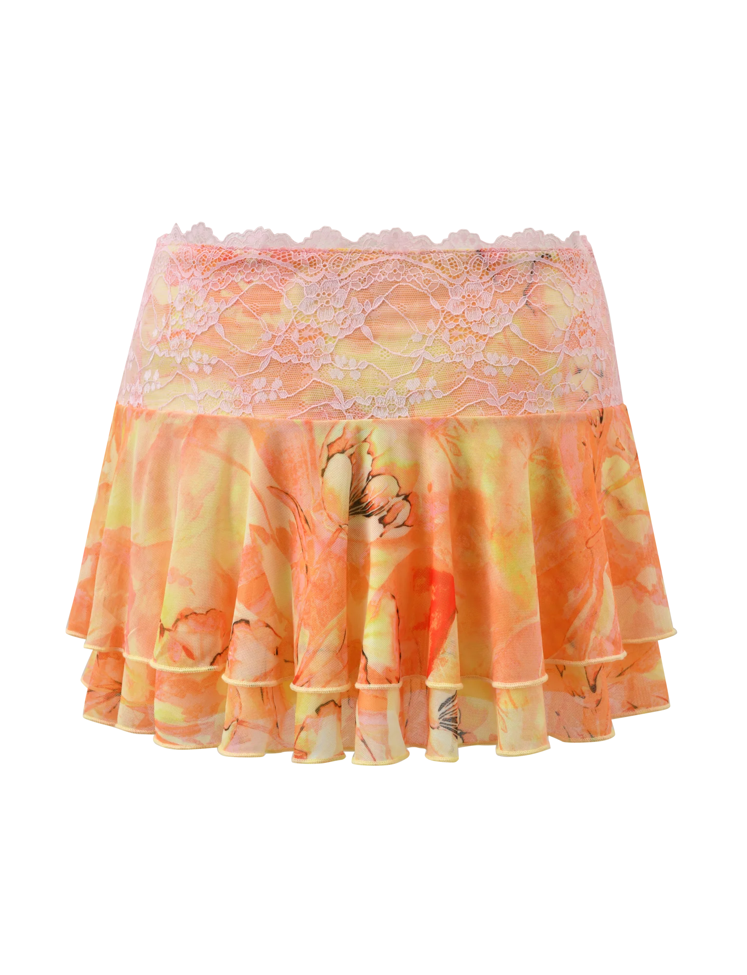 DUNE MESH SKIRT - CREAMSICLE - Image 8