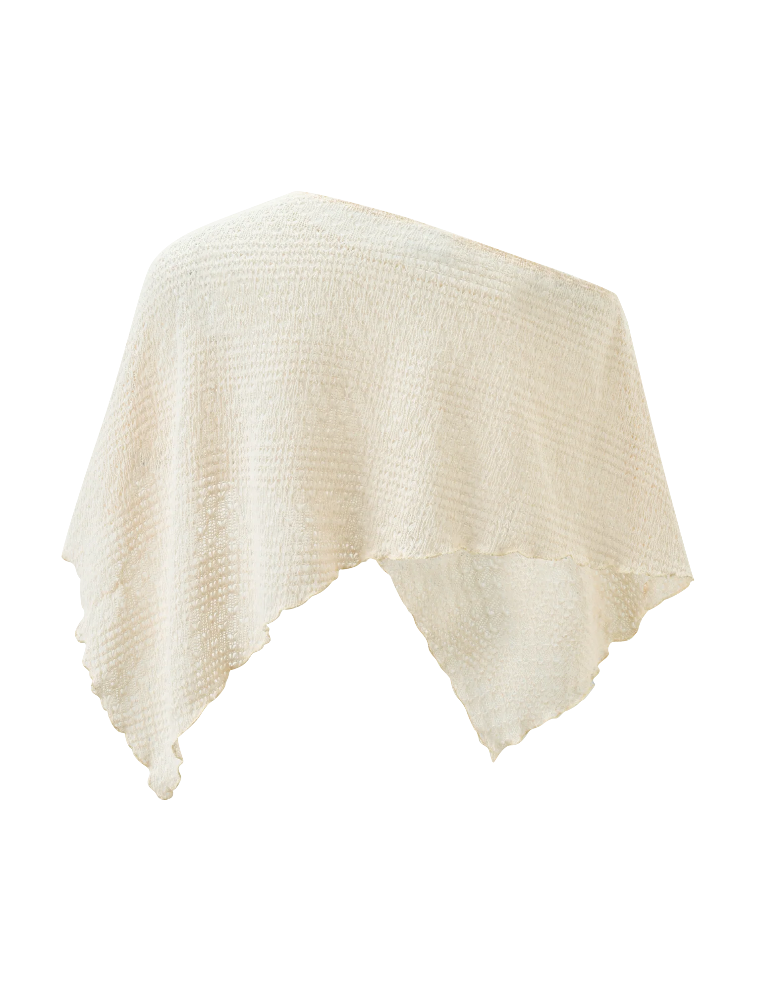 FAIRLEE PONCHO - CREAM - Image 7