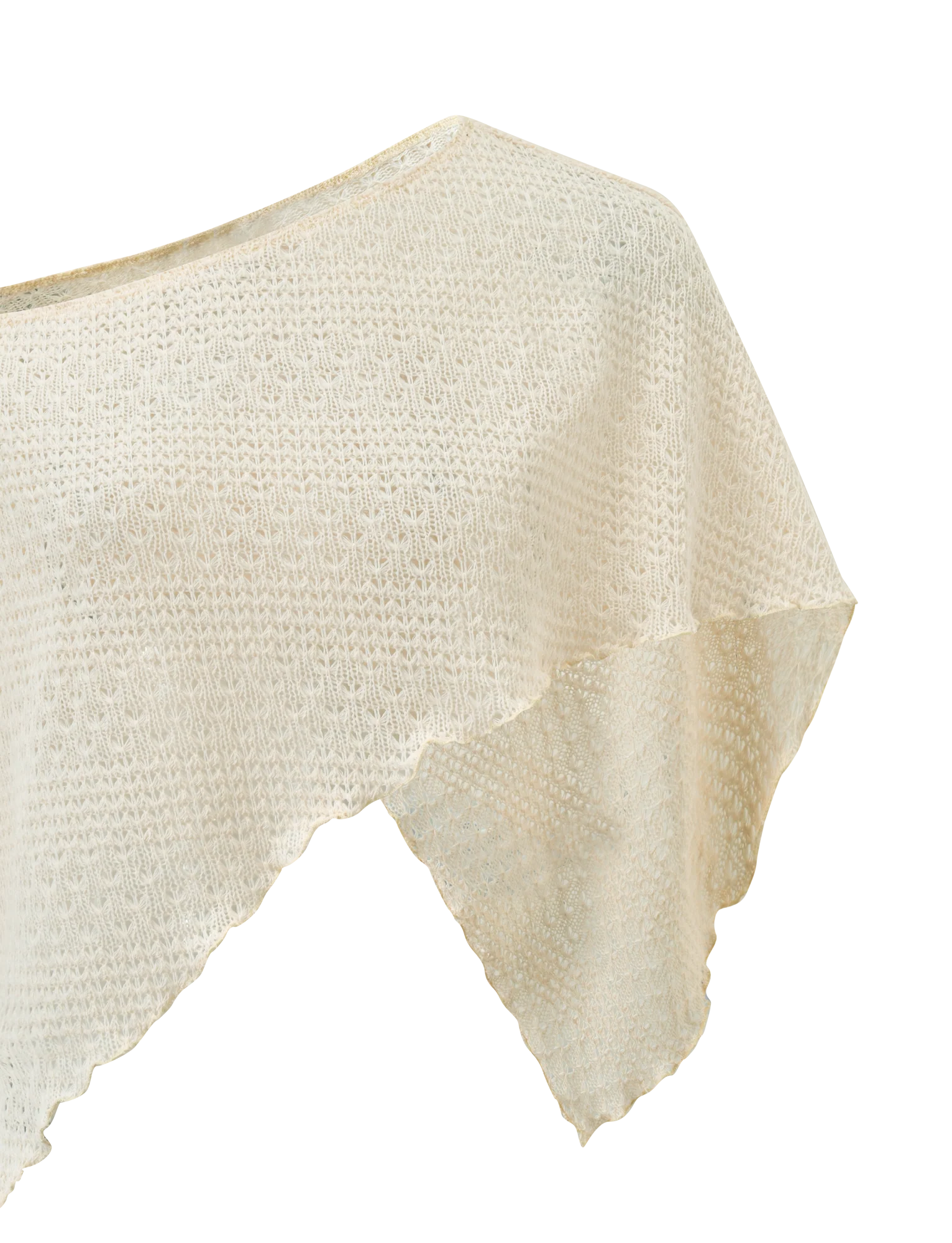 FAIRLEE PONCHO - CREAM - Image 8