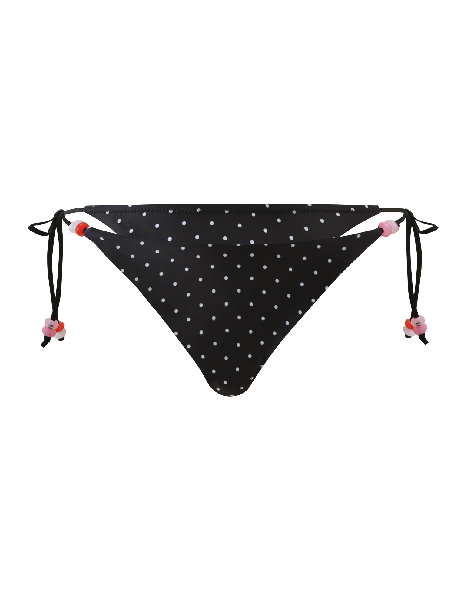 FINLEA BIKINI BOTTOM - POLKA DOT BLACK CREAM - Image 8
