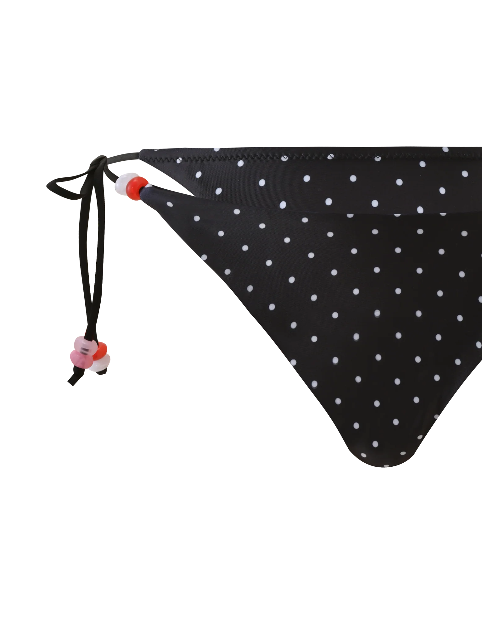FINLEA BIKINI BOTTOM - POLKA DOT BLACK CREAM - Image 9