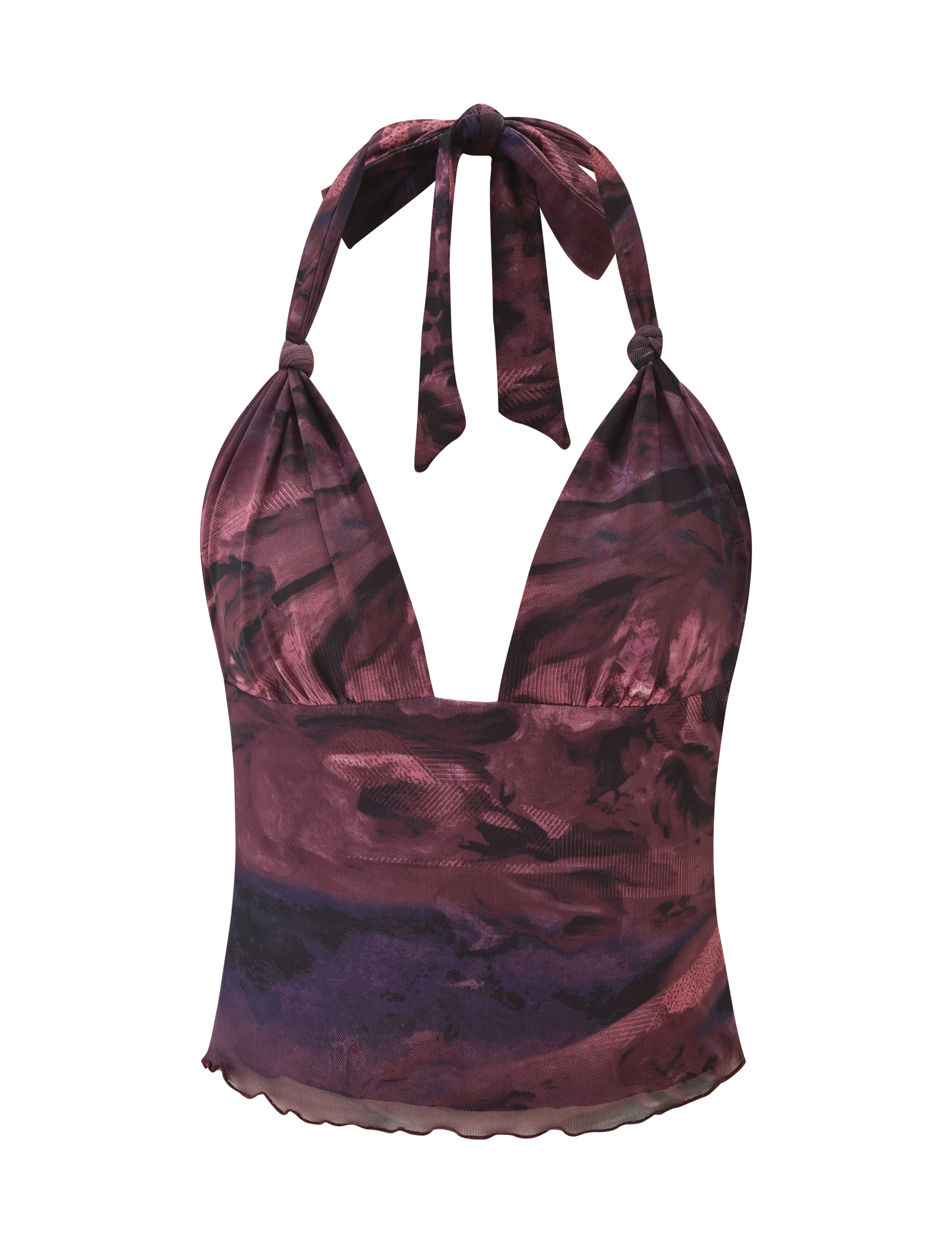 FRIEDA TOP - BURGANDY ROMANTICA - Image 8