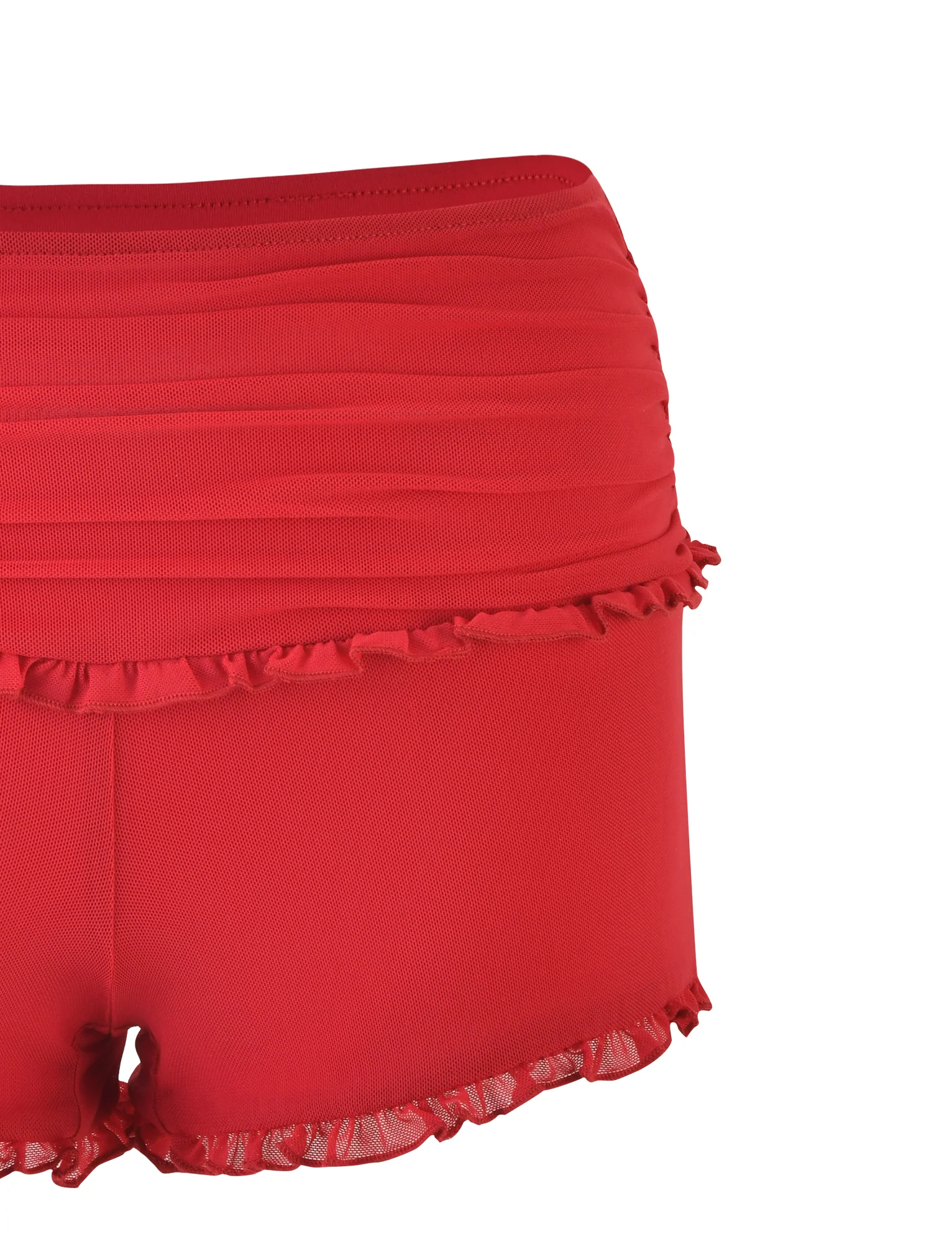 GINNY SHORT - RED : CHERRY RED - Image 8