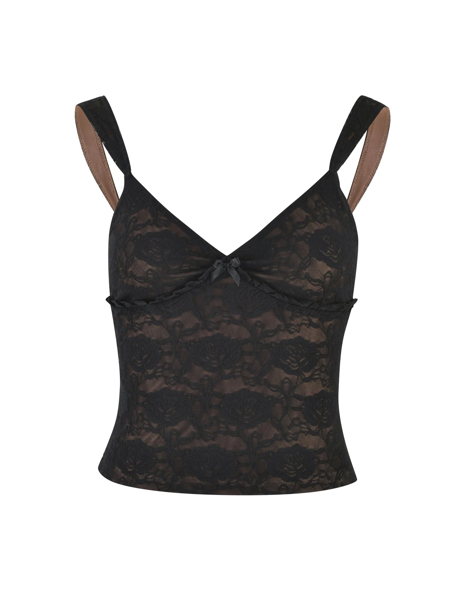 ISADORA TOP - BLACK : LACE - Image 7