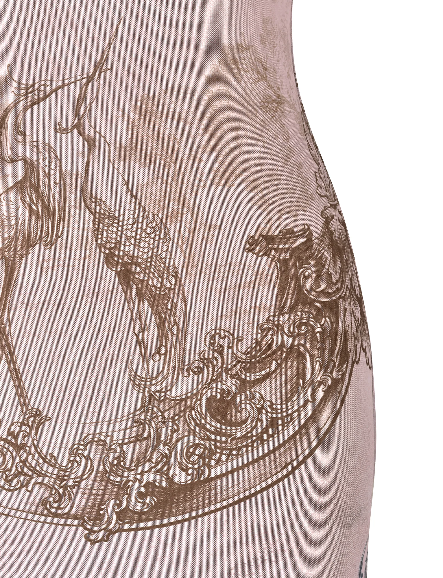 JULIANNA DRESS - MULTI : COLLAGE : CRANES - Image 7