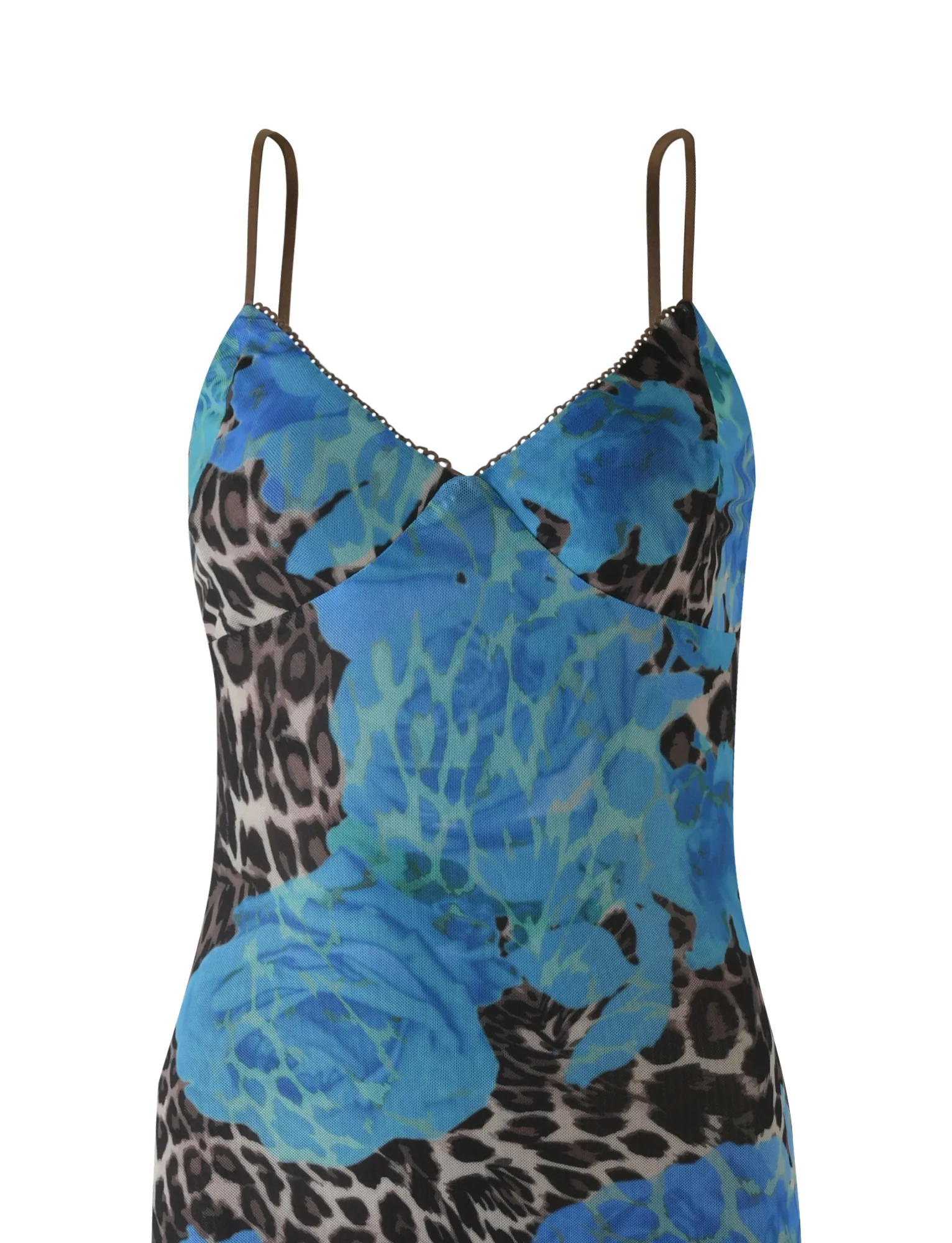 JULIANNA DRESS - BLUE : LEOPARD - Image 10
