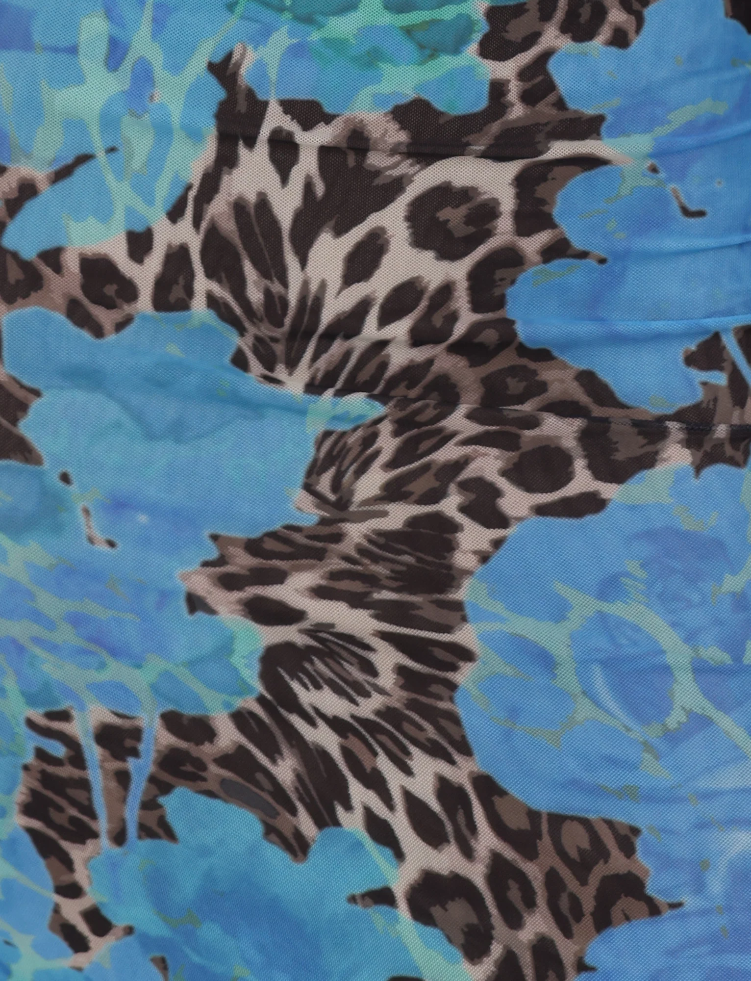 JULIANNA DRESS - BLUE : LEOPARD - Image 11