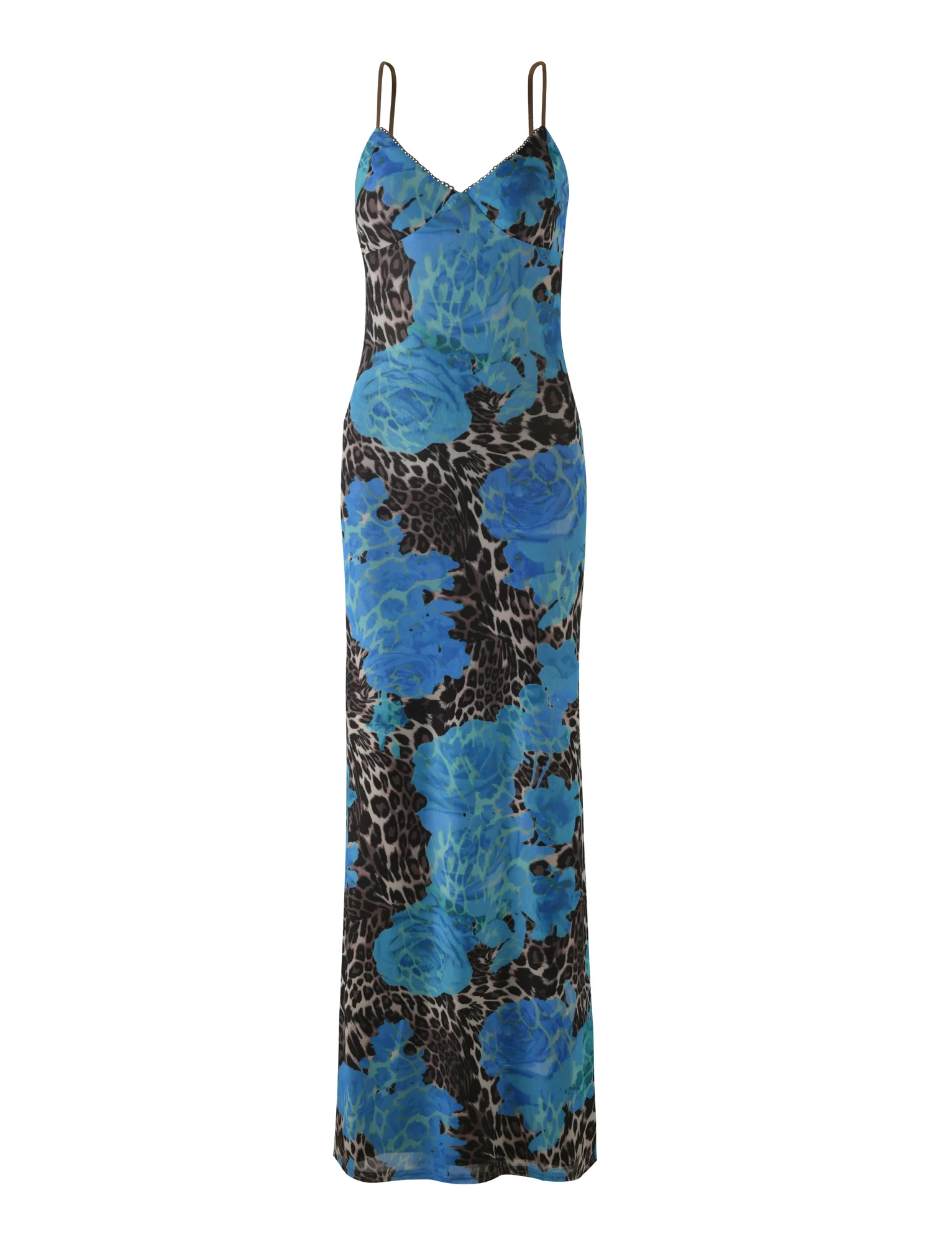 JULIANNA DRESS - BLUE : LEOPARD - Image 8