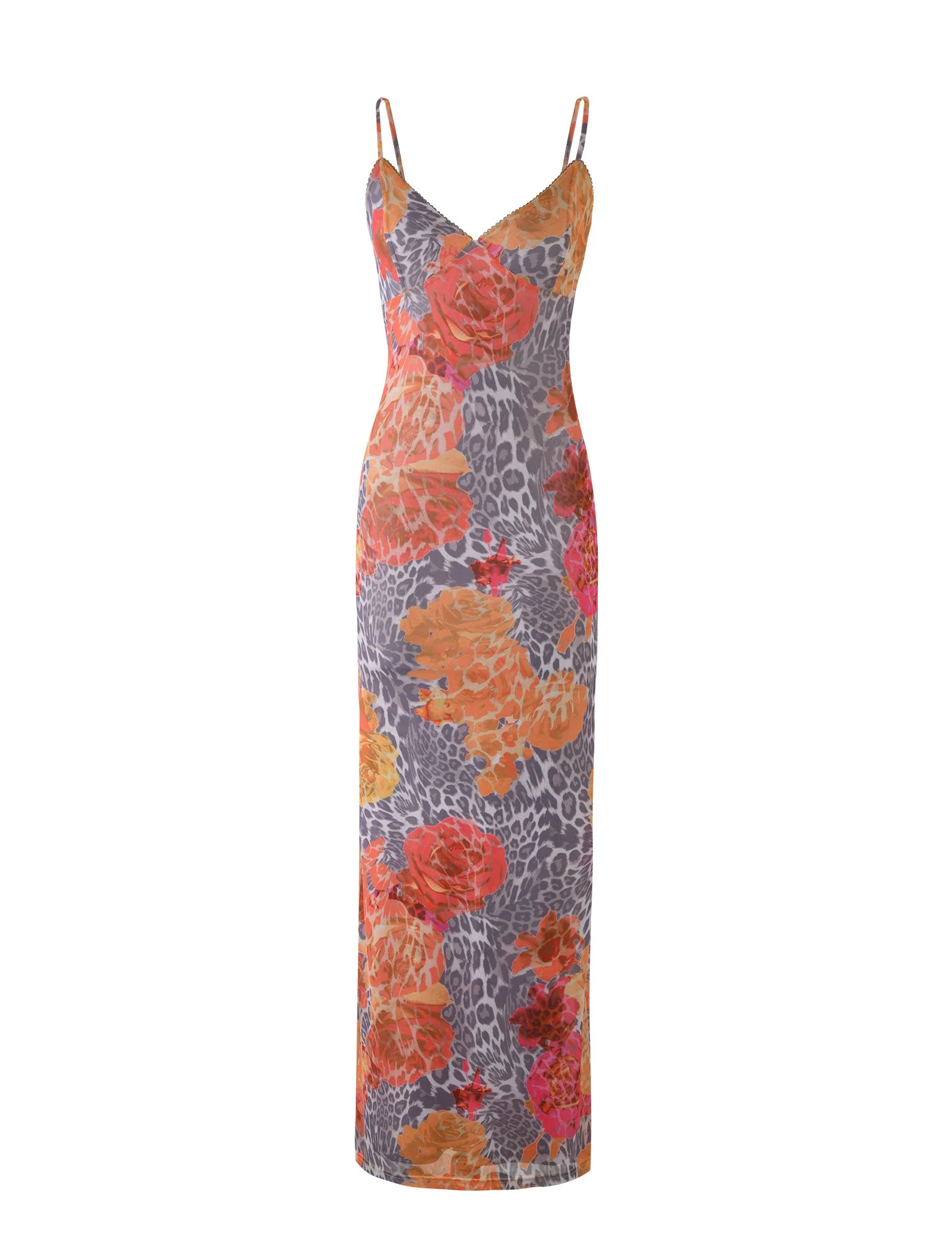 JULIANNA DRESS - MULTI : LEOPARD : ORANGE LEOPARD - Image 8