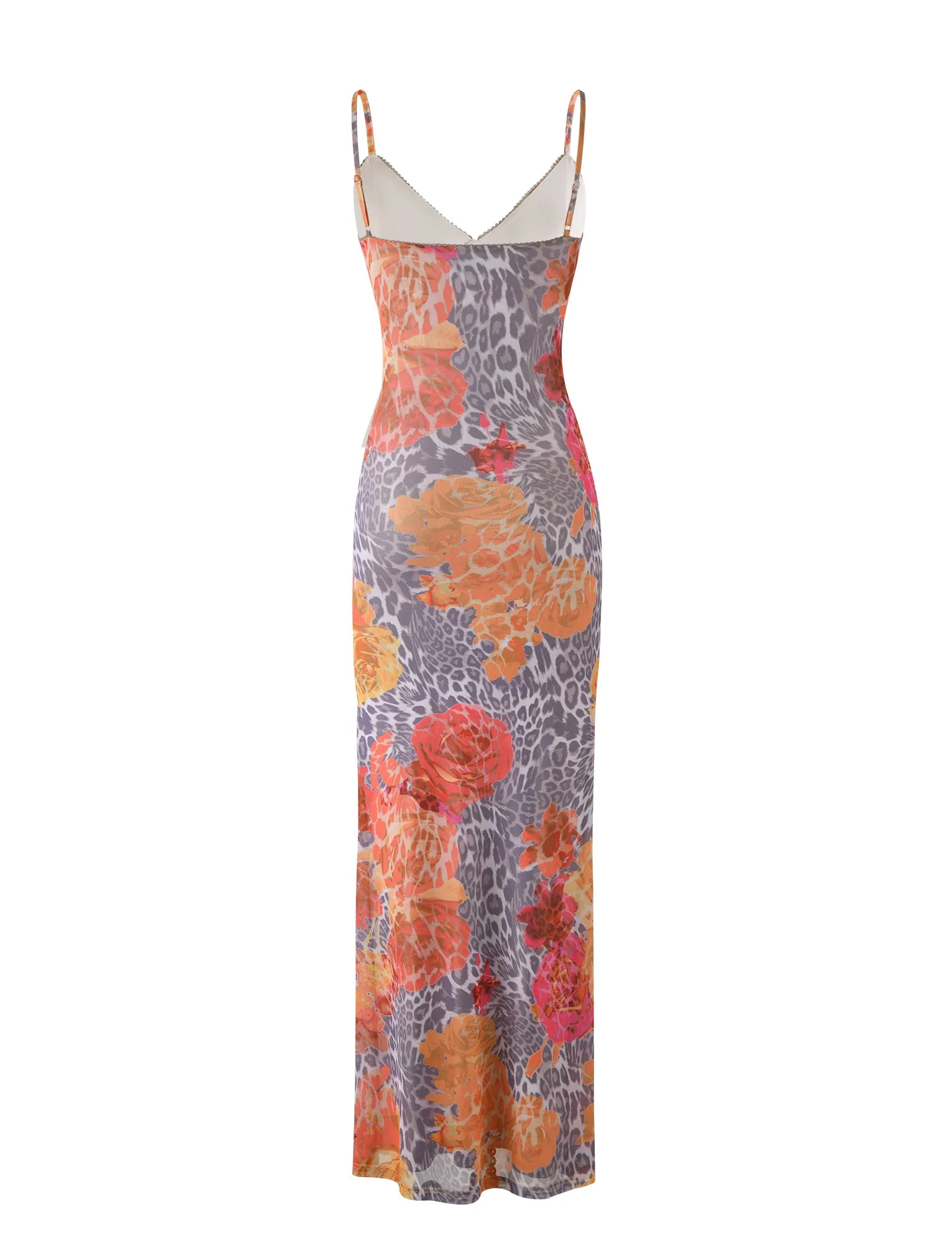 JULIANNA DRESS - MULTI : LEOPARD : ORANGE LEOPARD - Image 9