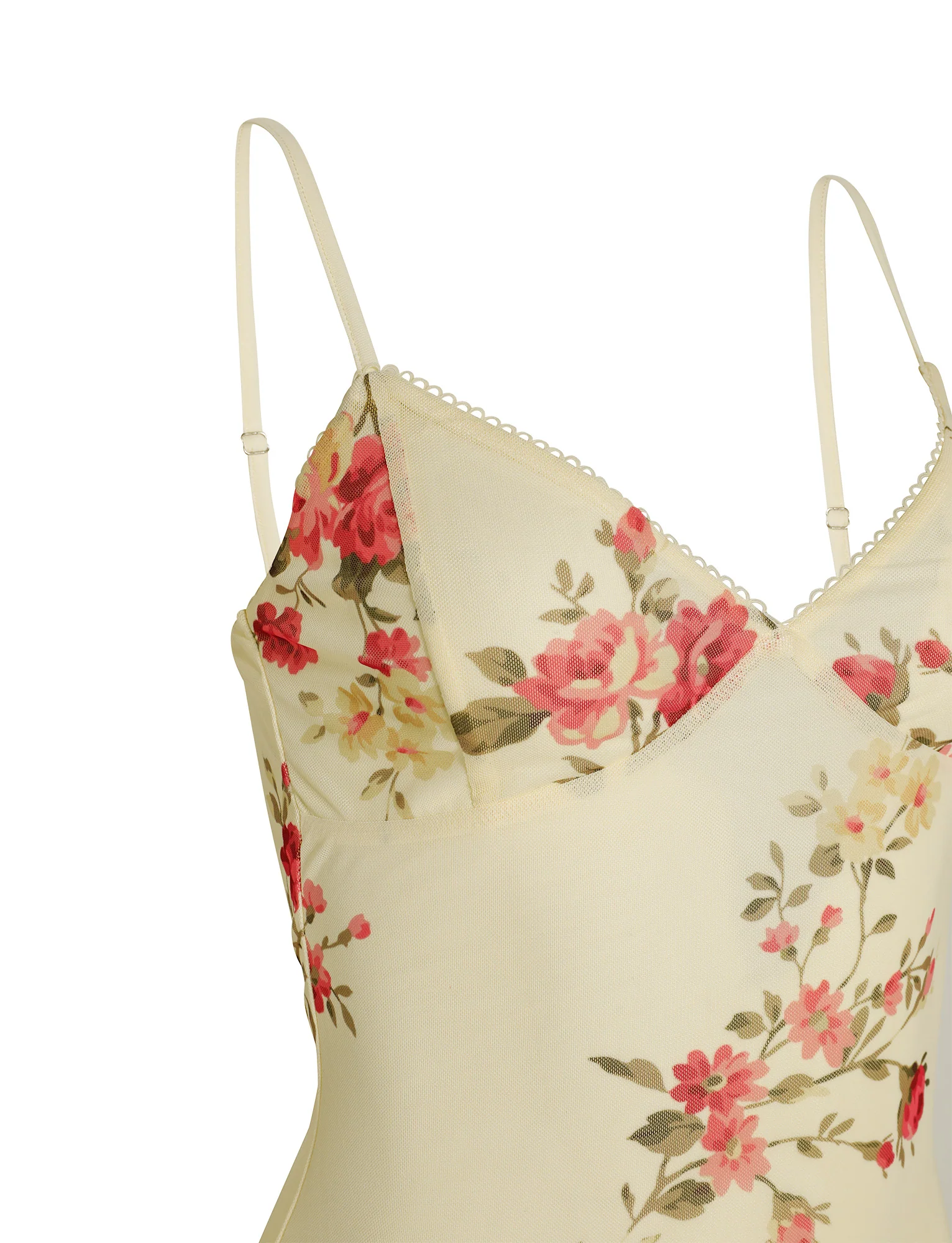 JULIANNA DRESS - YELLOW : MACRO FLORAL : POP FLORAL - Image 7