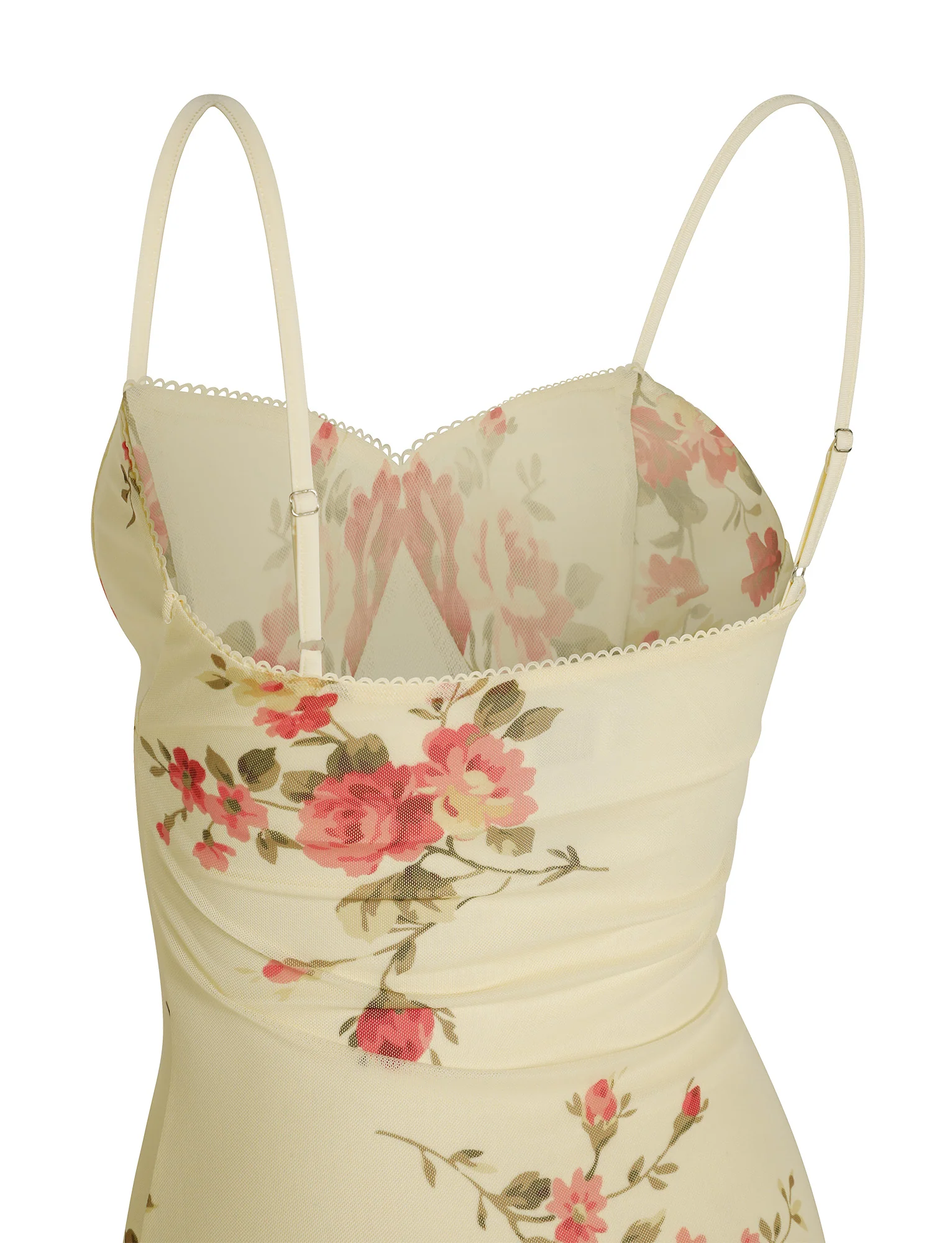 JULIANNA DRESS - YELLOW : MACRO FLORAL : POP FLORAL - Image 8