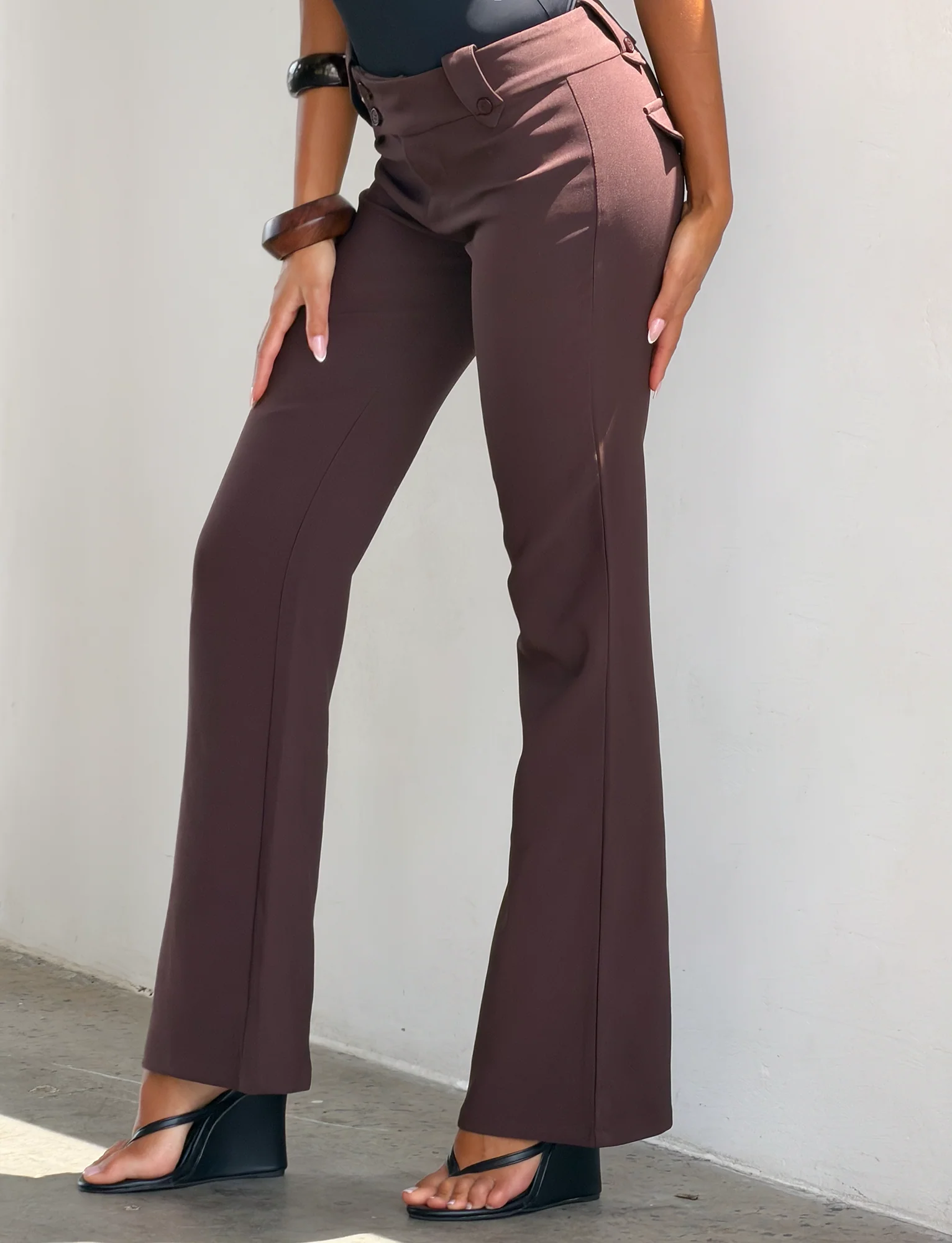 KITTIE PANT - BROWN : CHOCOLATE - Image 4