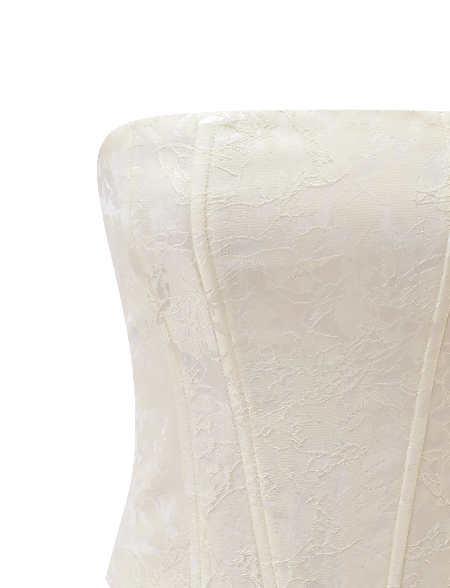 LANIA CORSET TOP - CREAM - Image 8
