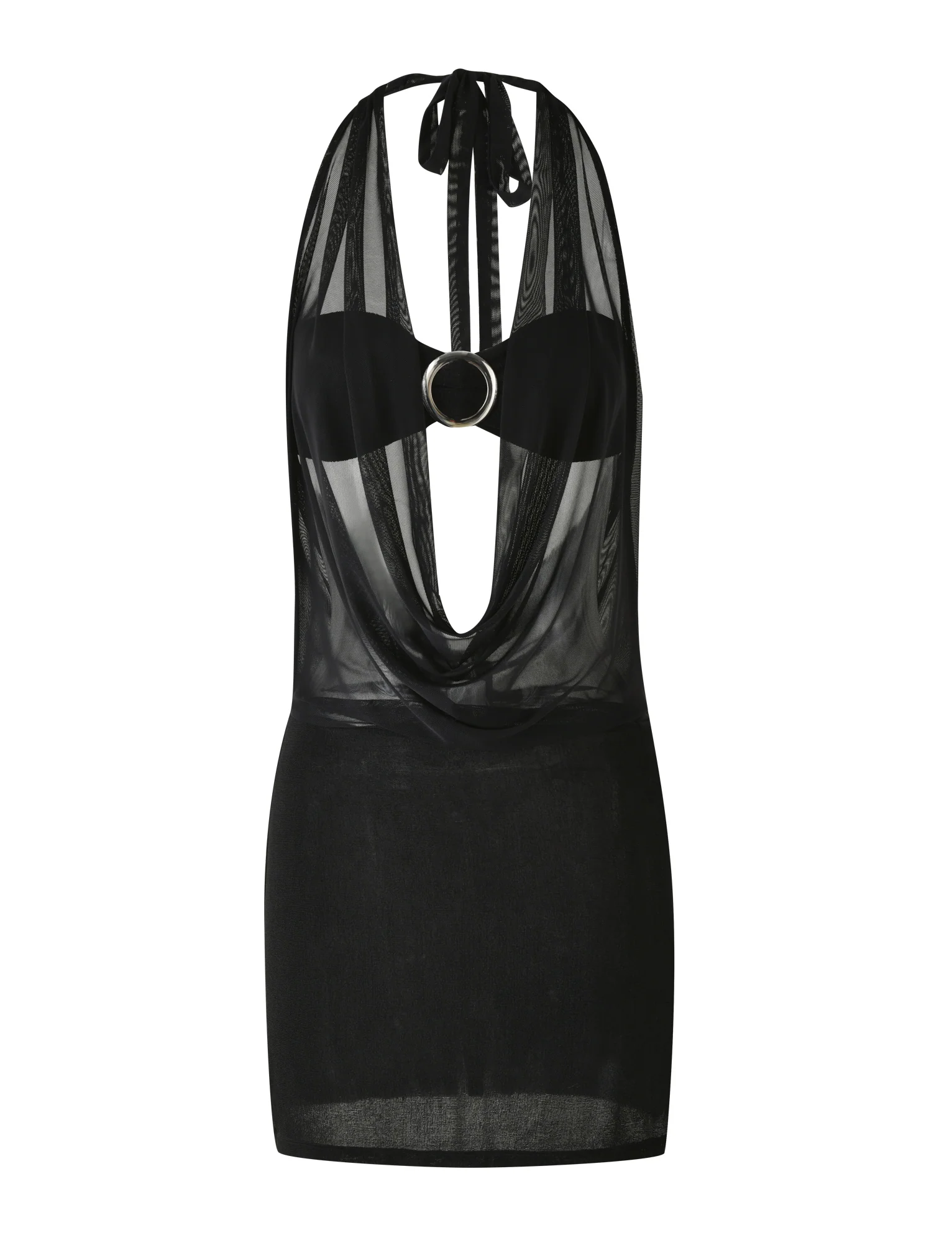 MAKENA TWO-PIECE DRESS - BLACK - Image 6