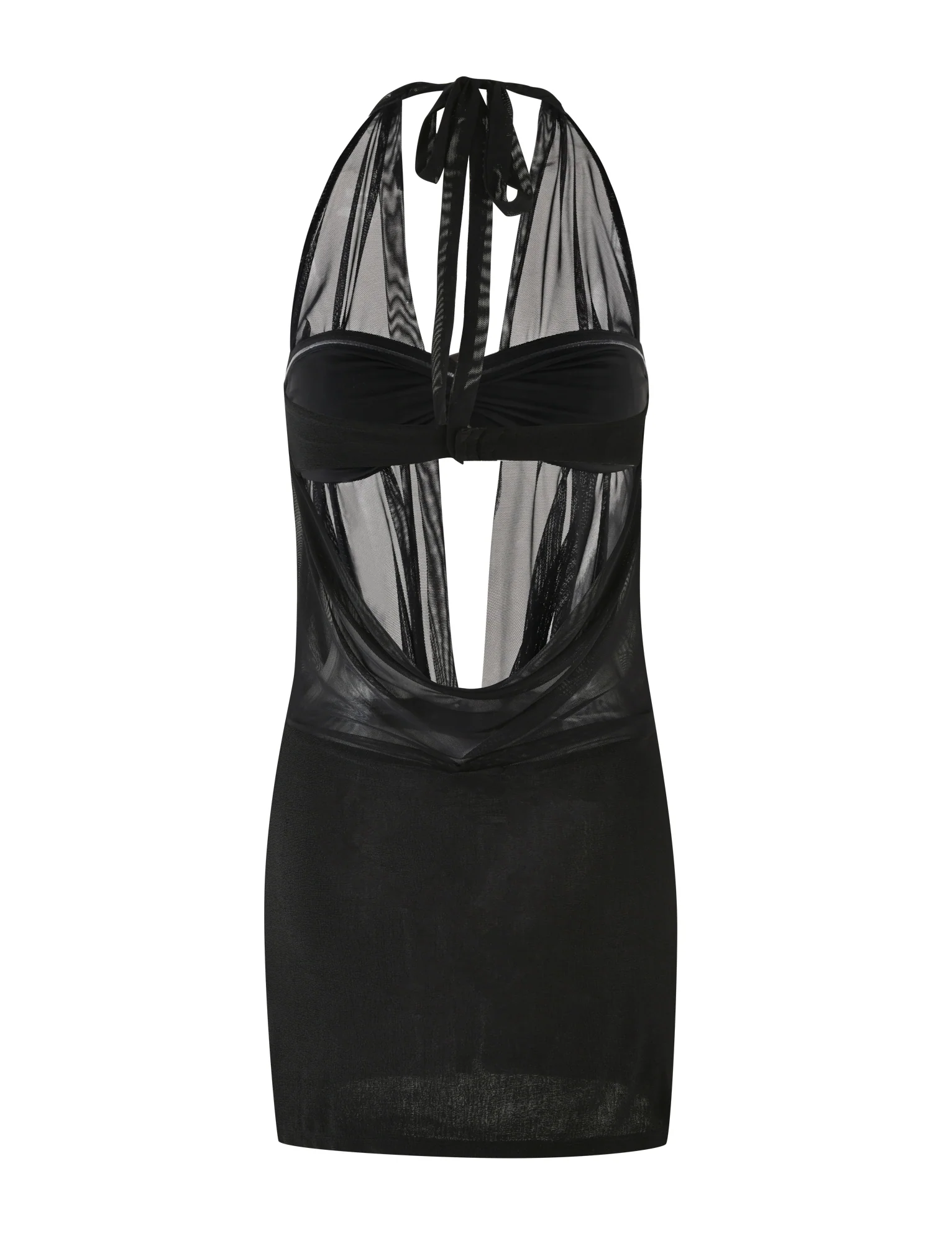 MAKENA TWO-PIECE DRESS - BLACK - Image 7