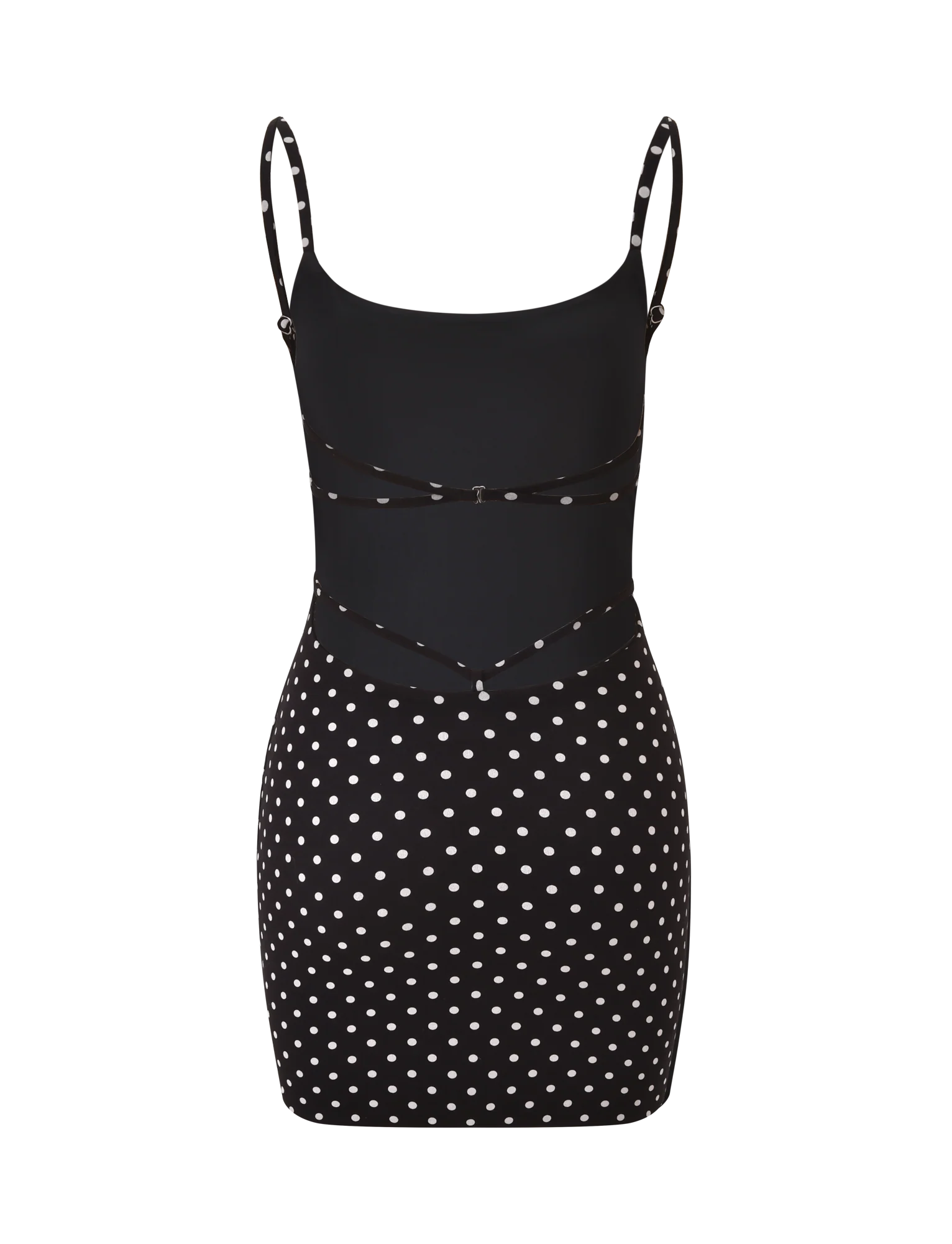 MINERVA MINI DRESS 2.0 - BLACK POLKA DOT - Image 7