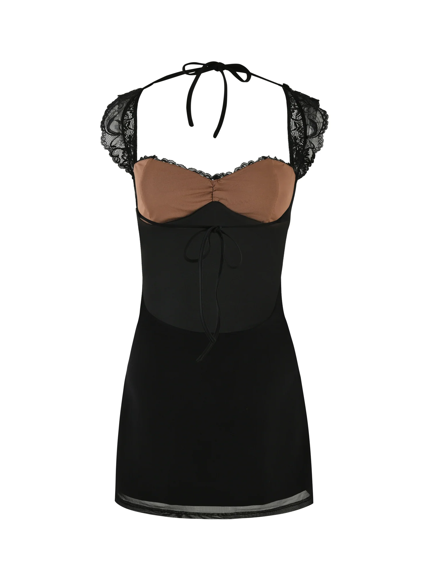 NYOMI MINI DRESS - BLACK - Image 10