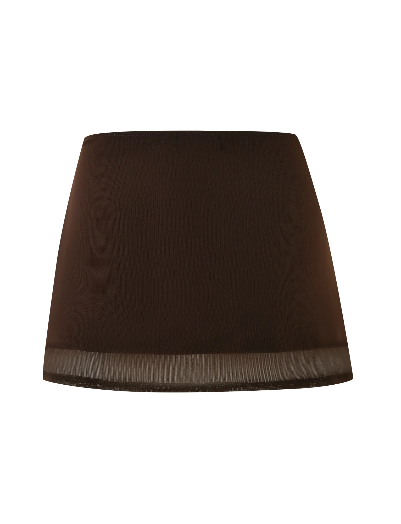 OCTAVIA MINI SKIRT - BROWN : CHOCOLATE - Image 7