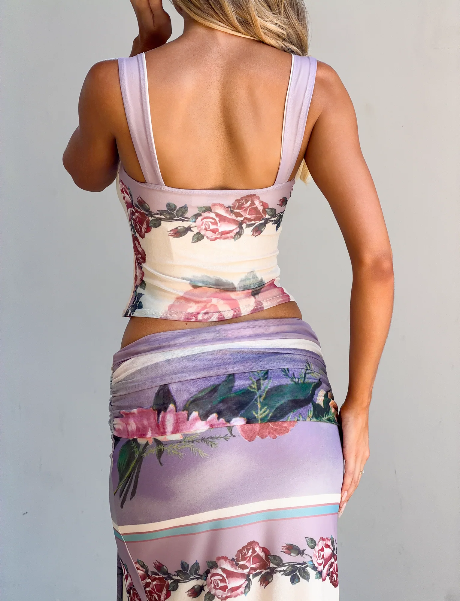 RAFFIE PRINTED CORSET - POSTCARD FLORAL - Image 5