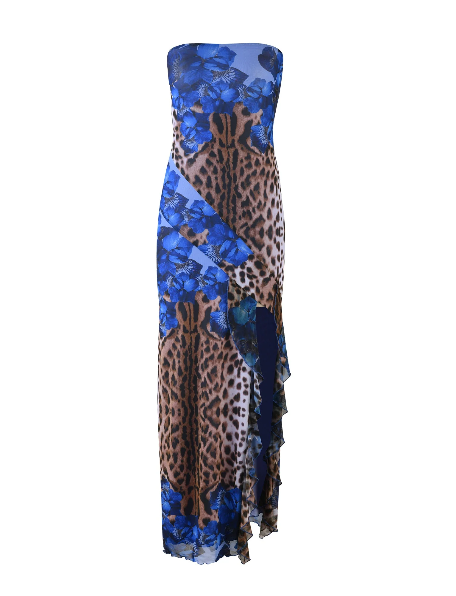 THEO MAXI DRESS - MULTI : LEOPARD - Image 7