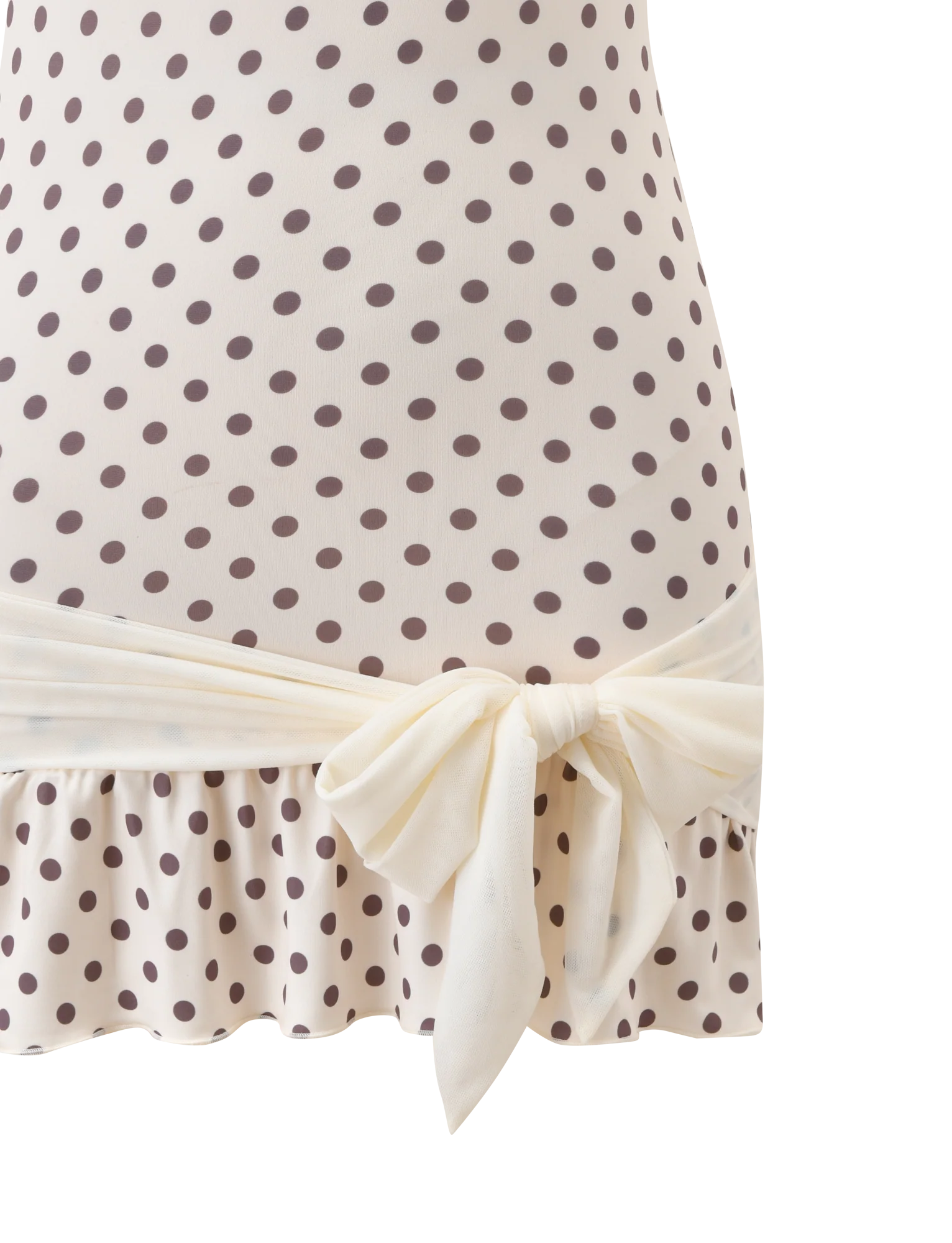 TOVE MINI DRESS - WHITE POLKA DOT - Image 10