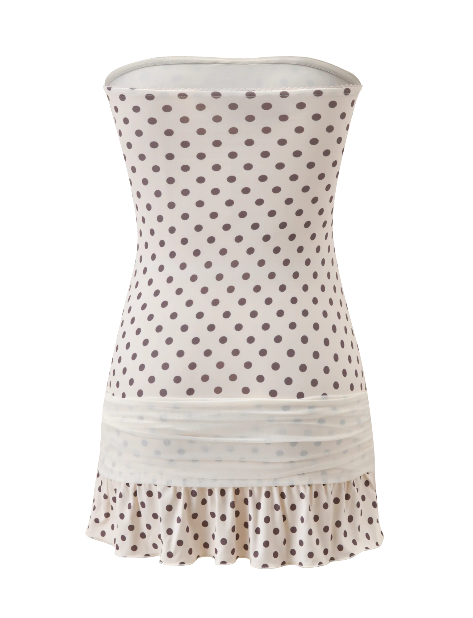 TOVE MINI DRESS - WHITE POLKA DOT - Image 9