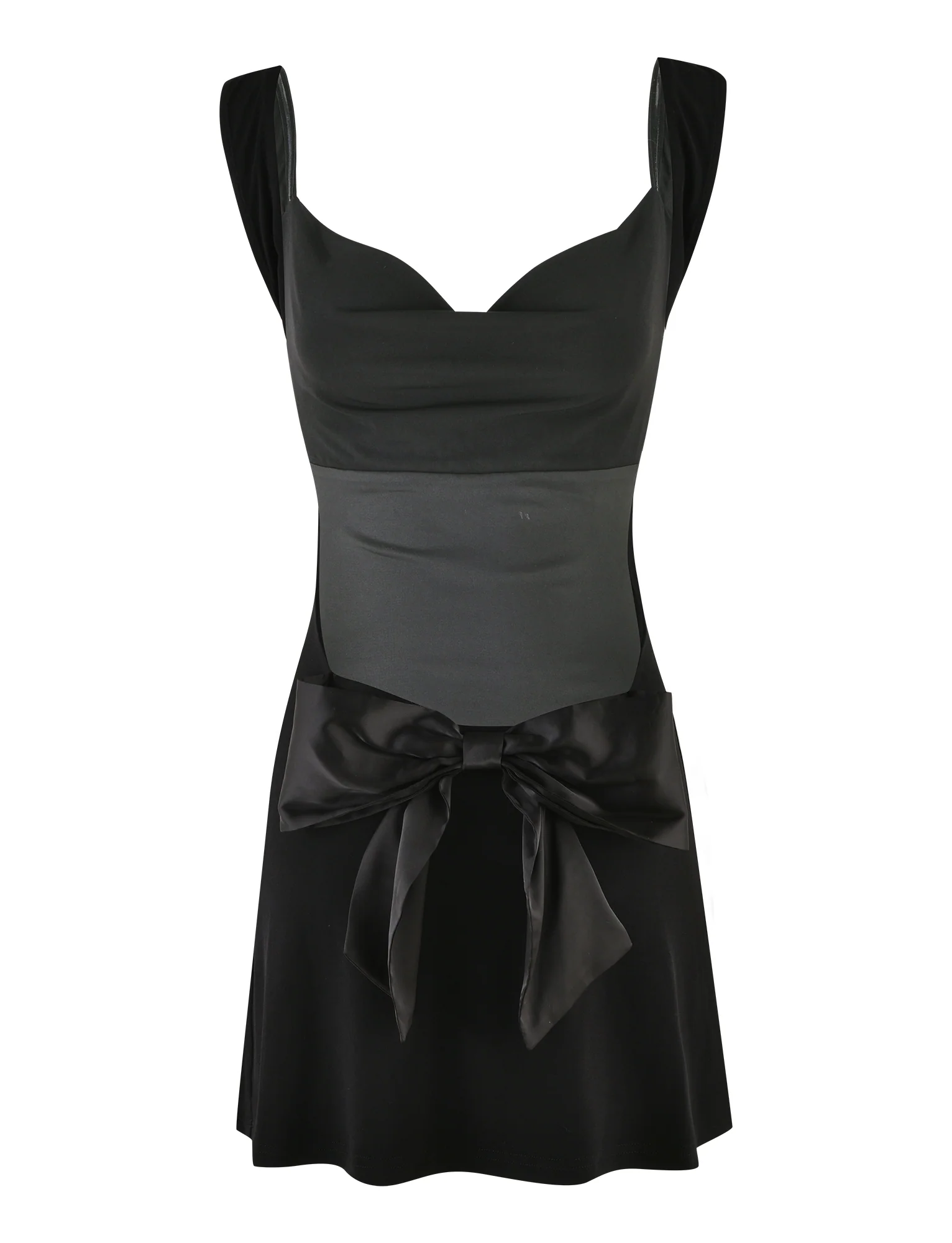 ZITA MINI DRESS - BLACK - Image 8