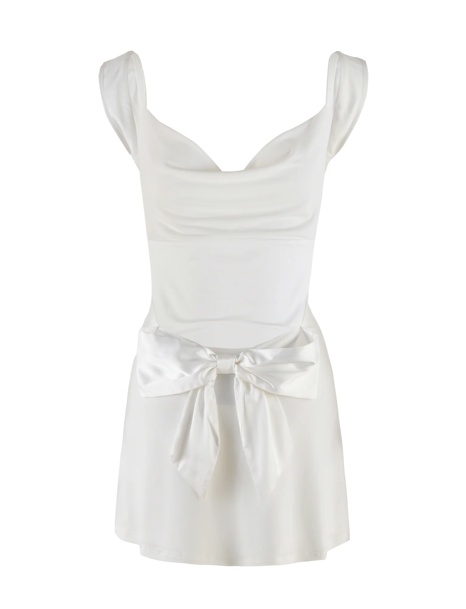 ZITA MINI DRESS - WHITE - Image 8
